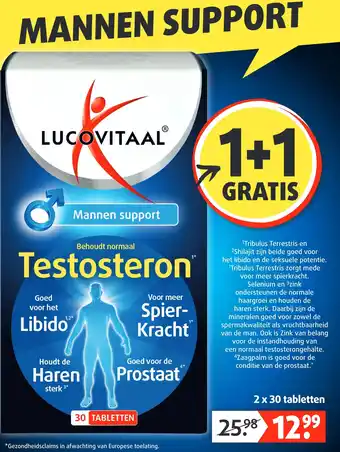 Lucovitaal MANNEN SUPPORT aanbieding