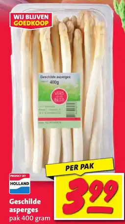 Nettorama Geschilde asperges aanbieding