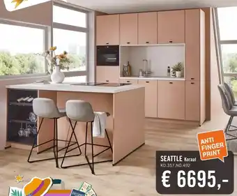 Keukendepot SEATTLE Koraal aanbieding