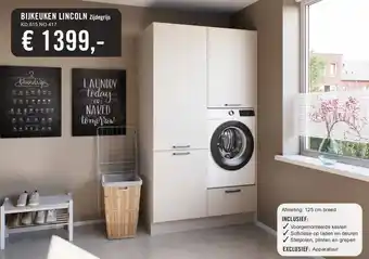 Keukendepot BIJKEUKEN LINCOLN Zijdegrijs aanbieding