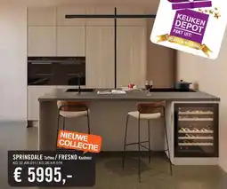 Keukendepot SPRINGDALE Toffee / FRESNO Kashmir aanbieding