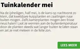 Intratuin Tuinkalender mei aanbieding