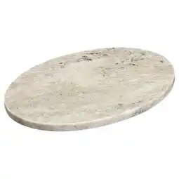 Kwantum Decoratieplateau Organisch Marmer Beige - Ø30 cm aanbieding