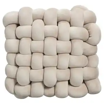 Kwantum Kussen Knit Zand 45x45 Cm aanbieding