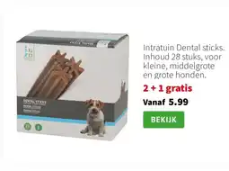 Intratuin Intratuin Dental sticks. Inhoud 28 stuks, voor kleine, middelgrote en grote honden. aanbieding