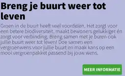 Intratuin Breng je buurt weer tot leven aanbieding