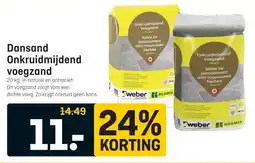 Hubo Dansand Onkruidmijdend voegzand aanbieding
