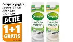 Poiesz Campina yoghurt aanbieding