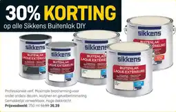 Hubo op alle Sikkens Buitenlak DIY aanbieding