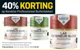 Hubo op Karakter Professioneel Buitenlakken aanbieding