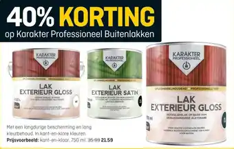 Hubo op Karakter Professioneel Buitenlakken aanbieding