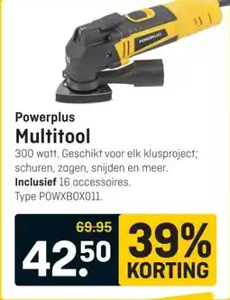 Hubo Powerplus Multitool aanbieding