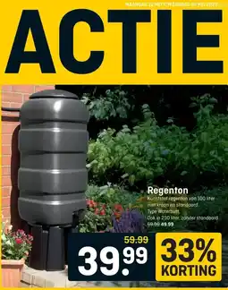 Hubo Regenton aanbieding