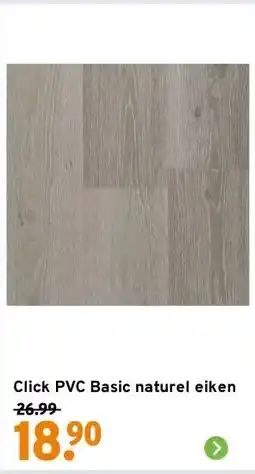 GAMMA Click PVC Basic naturel eiken aanbieding