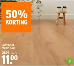 GAMMA Laminaat Welsh Oak aanbieding