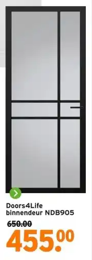 GAMMA Doors4Life binnendeur NDB905 aanbieding
