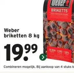 GAMMA Weber briketten 8 kg aanbieding