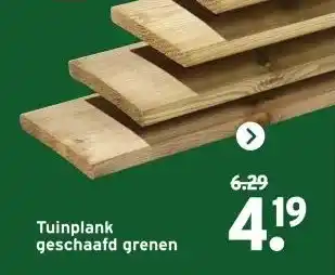 GAMMA Tuinplank geschaafd grenen aanbieding