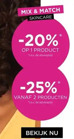 ICI Paris XL -20% OP 1 PRODUCT *t.o.v. de adviesprijs aanbieding