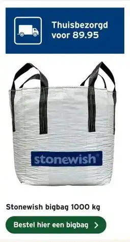 GAMMA Stonewish bigbag 1000 kg aanbieding