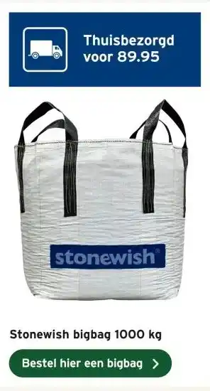 GAMMA Stonewish bigbag 1000 kg aanbieding