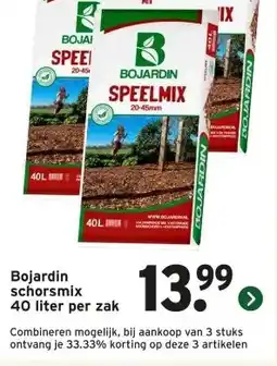 GAMMA Bojardin schorsmix 40 liter per zak aanbieding