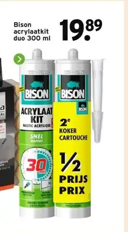 GAMMA Bison acrylaatkit duo 300 ml aanbieding