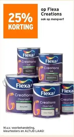 GAMMA 25% KORTING op Flexa Creations aanbieding