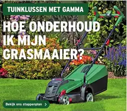GAMMA HOE ONDERHOUD IK MIJN GRASMAAIER? aanbieding