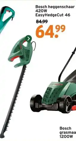 GAMMA Bosch heggenschaar 420W EasyHedgeCut 46 aanbieding