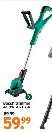 GAMMA Bosch trimmer 400W ART 24 aanbieding