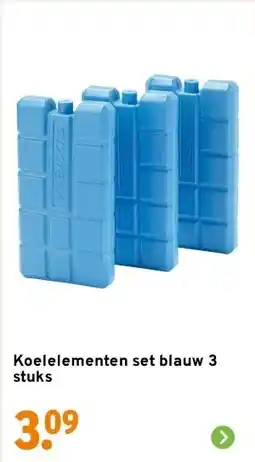 GAMMA Koelelementen set blauw 3 stuks aanbieding