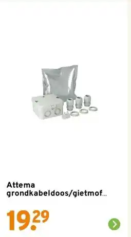 GAMMA Attema grondkabeldoos/gietmof waterdicht aanbieding