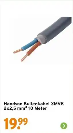 GAMMA Handson Buitenkabel XMVK 2x2,5 mm² 10 Meter aanbieding