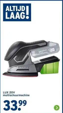GAMMA LUX 20V multischuurmachine aanbieding