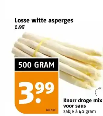 Poiesz Losse witte asperges aanbieding