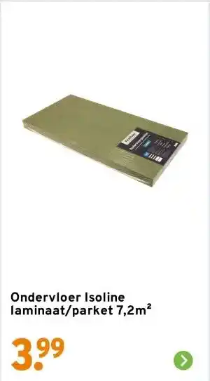GAMMA Ondervloer Isoline laminaat/parket 7,2m² aanbieding