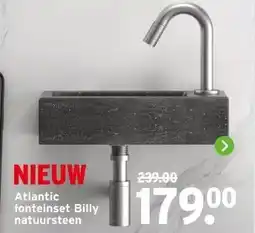 GAMMA Atlantic fonteinset Billy natuursteen aanbieding