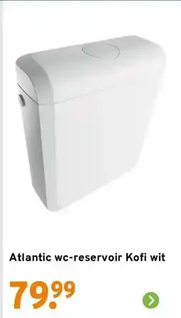 GAMMA Atlantic wc-reservoir Kofi wit aanbieding