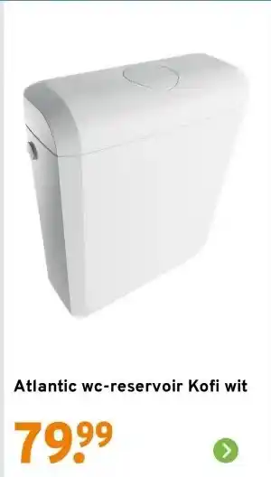 GAMMA Atlantic wc-reservoir Kofi wit aanbieding