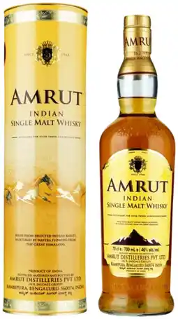 Gall & Gall Amrut Indian 70CL Whisky aanbieding