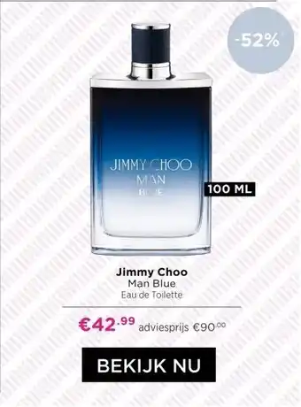 ICI Paris XL Jimmy Choo Man Blue Eau de Toilette aanbieding