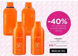 ICI Paris XL Lancaster Sun Bijvoorbeeld: Silky Milk SPF50 aanbieding