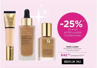 ICI Paris XL Estée Lauder Bijvoorbeeld: Double Wear Foundation Pebble aanbieding