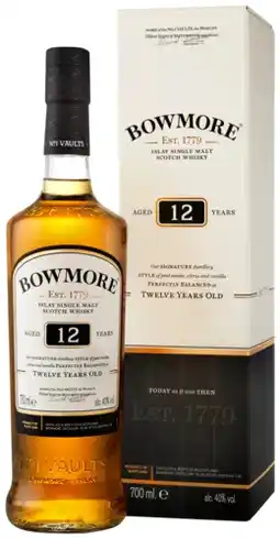 Gall & Gall Bowmore 12 Years 70CL Whisky aanbieding