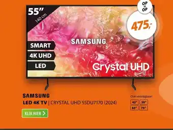 Expert Samsung Crystal UHD 55DU7170 (2024) aanbieding