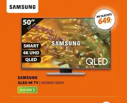 Expert Samsung QLED 4K 50Q80D (2024) aanbieding