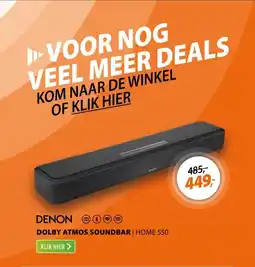 Expert Denon HOME 550 Zwart aanbieding