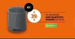 Expert Sony SRS-XB100 Zwart aanbieding