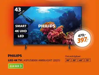 Expert Philips 43PUS8000 Ambilight (2025) aanbieding